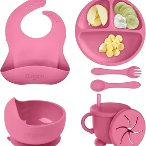 Hyper Bloom Premium Silicone Baby Feeding Set