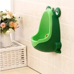 Frog Shape Boys  Potty Training Urinal, Wall-Mounted