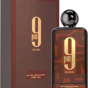 9PM Elixir Long-Lasting Vanilla Amber Men's Fragrance