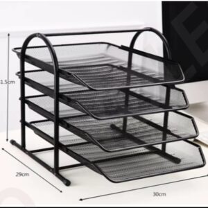 4-Level File Rack